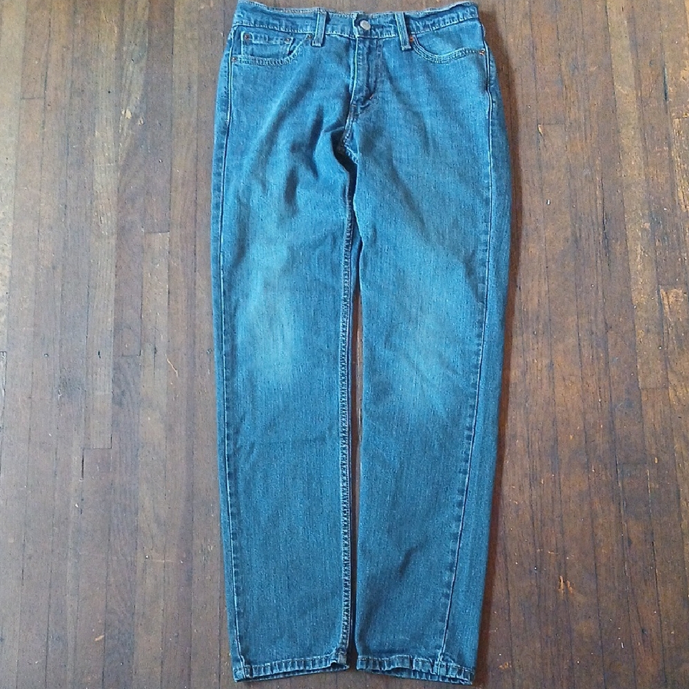 Levi's Blue Straight Jeans Timeless Style - Picture 3 of 13